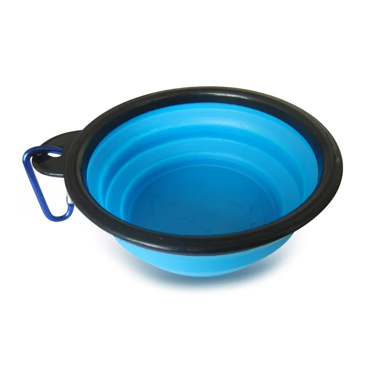Pet Dog Folding Bowl Outing Water Bowl Portable Dog Bowl Outdoor Drinking Bowl Water Bowl Accompanying Supplies Drinking Bowl Water Bowl Food Basin