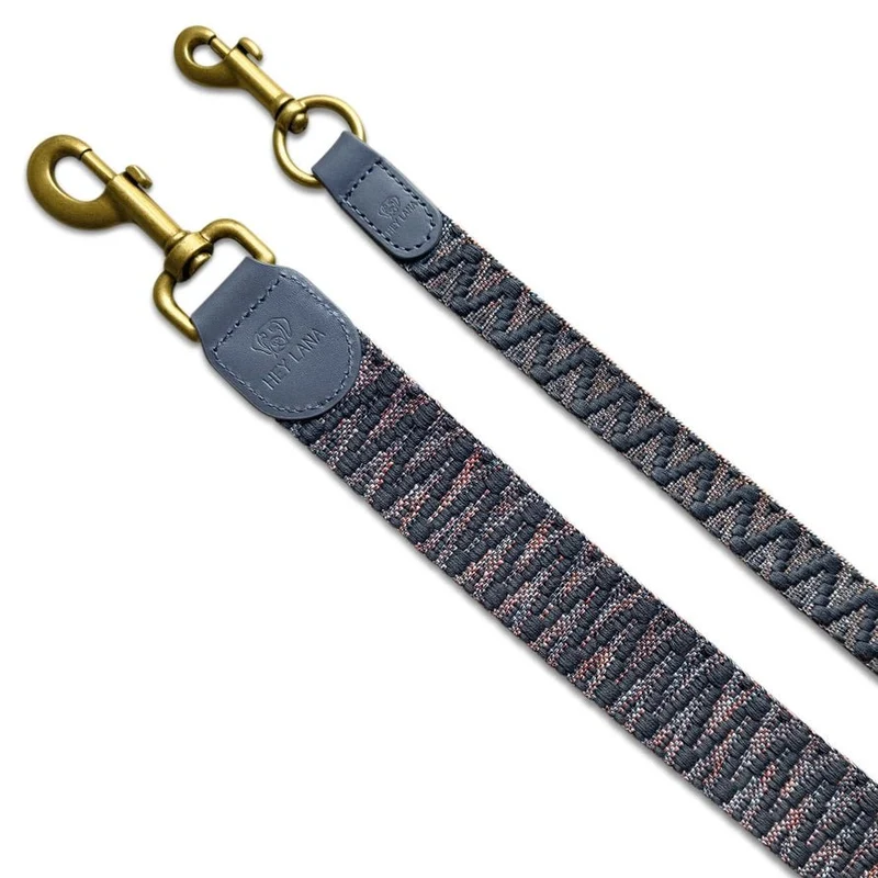 Führleine Blau/Grau – Verstellbar – Kollektion Très Chic