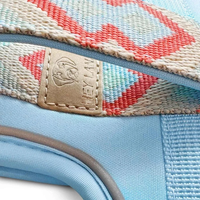 Hundegeschirr – Coral/Hellblau – Kollektion Très Chic von Hey Lana