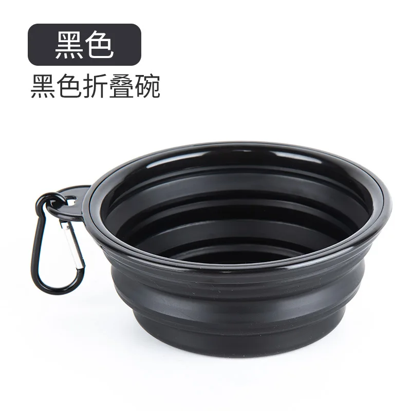 2 IN 1 Dog Travel Water Bottle Collapsible Pet Food Container Portable Dog Drinker for Cats Food Bowl Outdoor Double Used Bowls