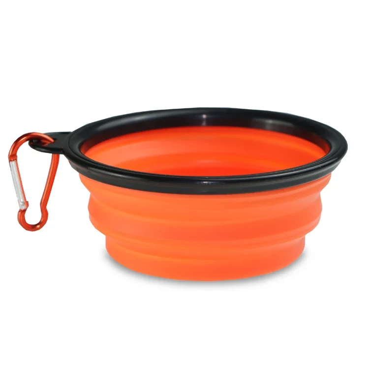 350ML Portable Foldable Pet Bowl Dogs and Cats Food and Water Container for Outdoor Travel Portable Feeding Bowls Pets Prodcuts