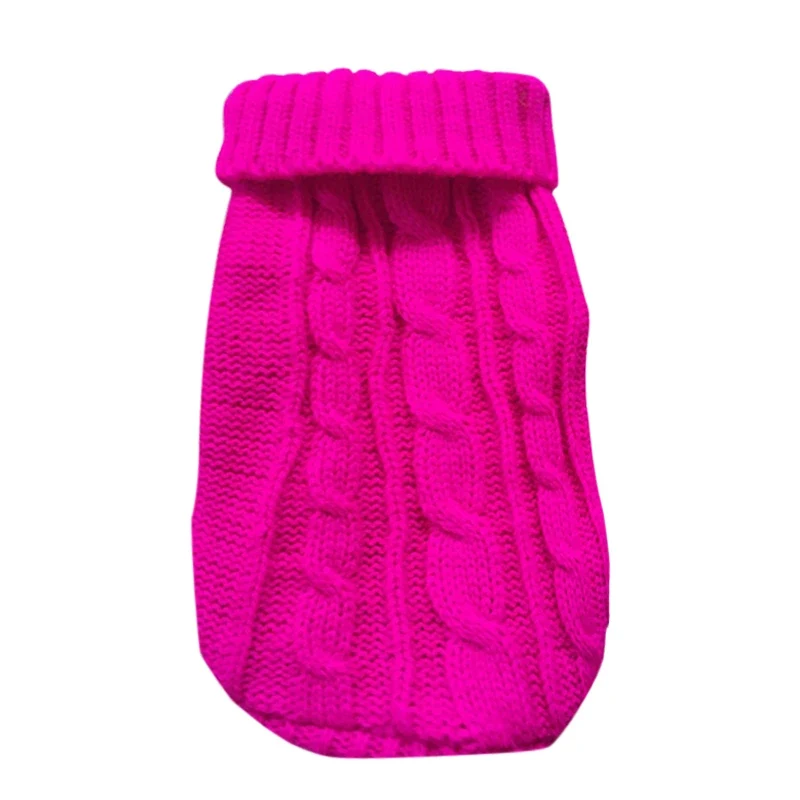 Winter Warm Dog Sweaters Pet Clothes for Small Dogs Soft Woolly Cats Sweater Coat Clothing for Chihuahua Puppy Cat Jacket
