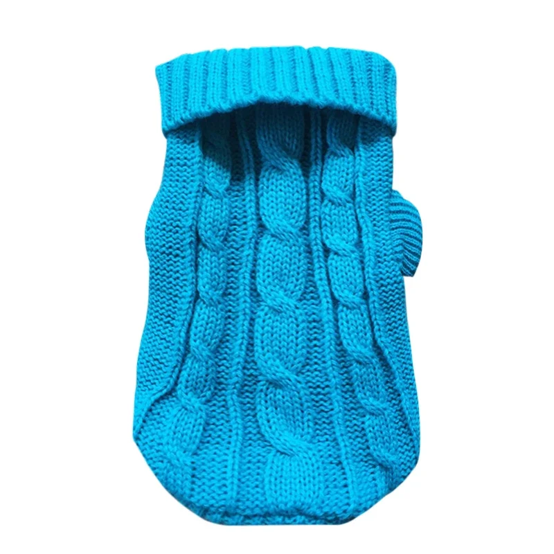 Winter Warm Dog Sweaters Pet Clothes for Small Dogs Soft Woolly Cats Sweater Coat Clothing for Chihuahua Puppy Cat Jacket