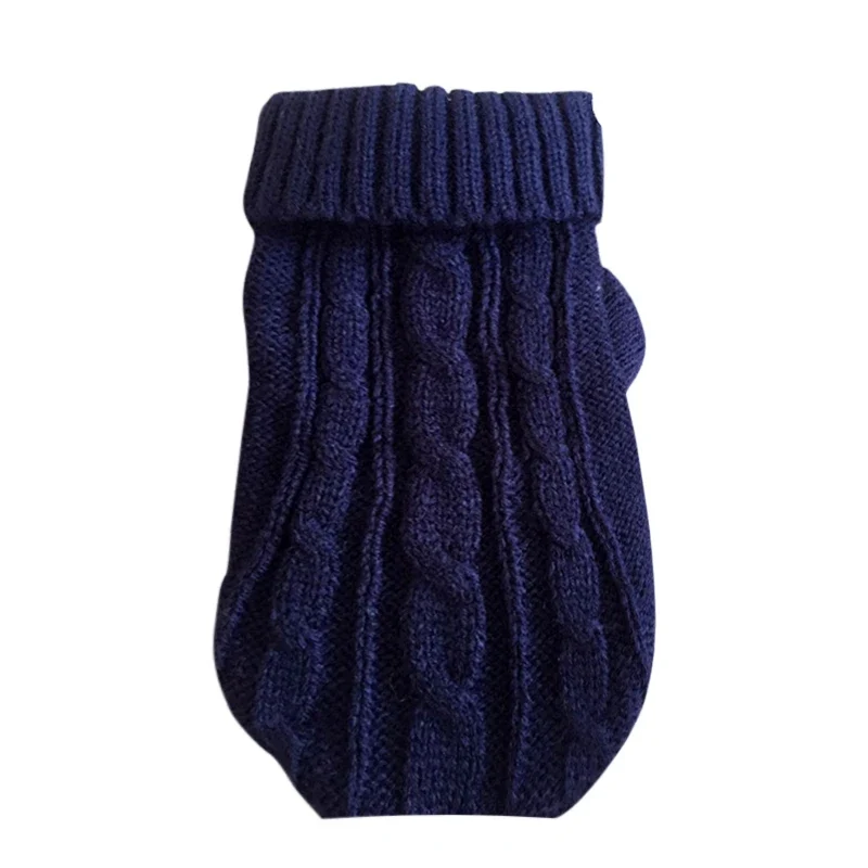 Winter Warm Dog Sweaters Pet Clothes for Small Dogs Soft Woolly Cats Sweater Coat Clothing for Chihuahua Puppy Cat Jacket