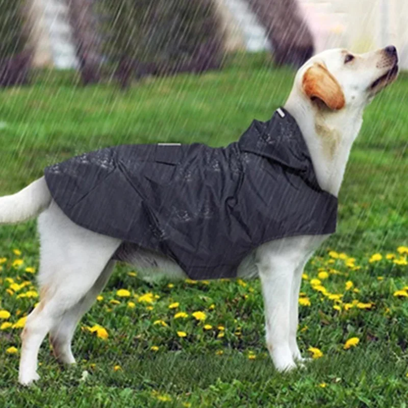 Dog Raincoat Reflective Dogs Rain Coat For Small Large Dogs Waterproof Clothes Golden Retriever Labrador Rain Cape Pet Products