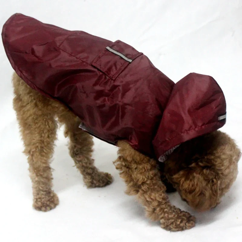 Dog Raincoat Reflective Dogs Rain Coat For Small Large Dogs Waterproof Clothes Golden Retriever Labrador Rain Cape Pet Products