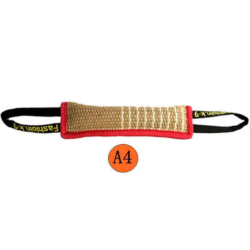 Durable Dog Training Tug Toy Dog Bite Stick Pillow Puppy Toy with Rope Handles Large Dog Training Interactive Play Chewing Toys