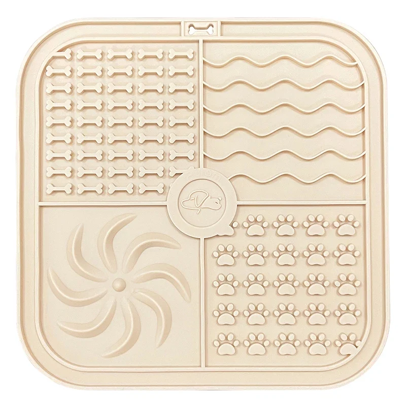 Dog Silicone Mat Pet Slow Food Plate Dogs Pad Cat Non-Slip Placemat Accessories Suitable for Small Medium Puppy Kitten