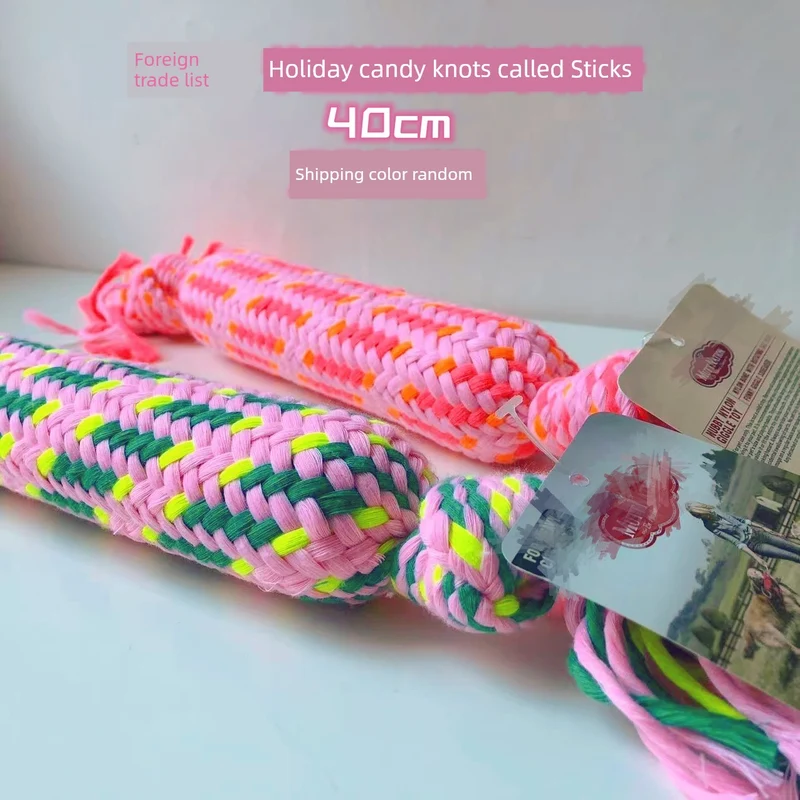 Export European and American Pet the Toy Dog Toy Multi-Color with Fragrant Soft Hard Plastic Rubber Molar Dog Bone Bite-Resistant Summer