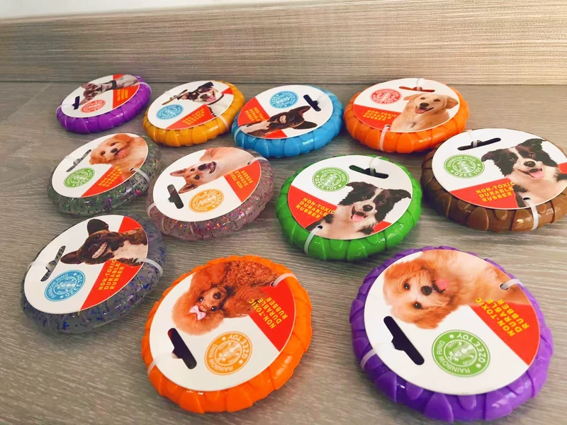 Export European and American Pet the Toy Dog Toy Multi-Color with Fragrant Soft Hard Plastic Rubber Molar Dog Bone Bite-Resistant Summer