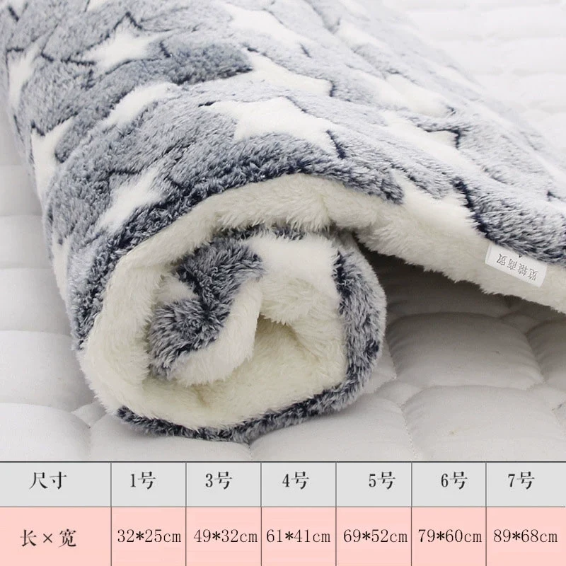Pet Mat Kennel Cat Cage Dog Cage Thickened Warm Pad Dog for Sleep Cat Bayeta Winter Mattress