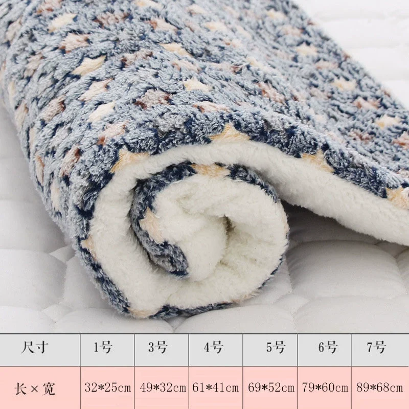 Pet Mat Kennel Cat Cage Dog Cage Thickened Warm Pad Dog for Sleep Cat Bayeta Winter Mattress
