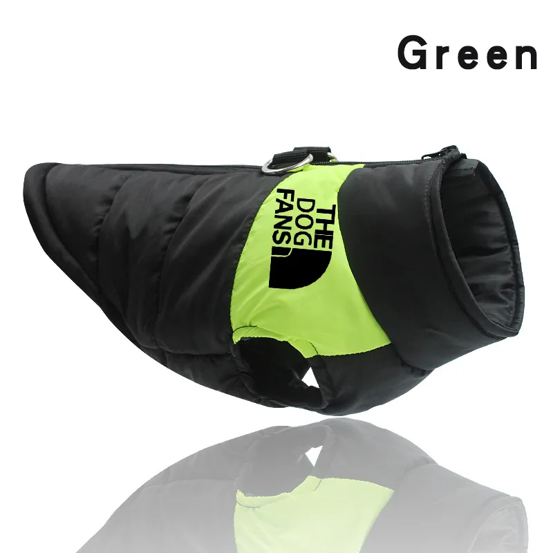 Winter Warm Pet Dogs Clothes Outfit Pet Vest Zipper Jacket Coats Waterproof For Small Medium Large Dogs French Bulldog Labrador