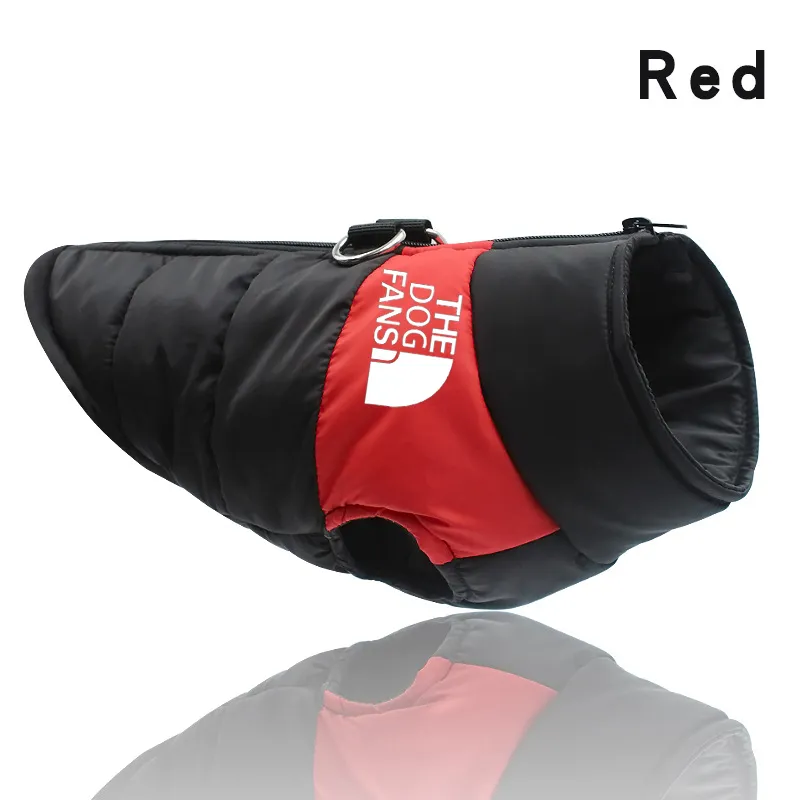 Winter Warm Pet Dogs Clothes Outfit Pet Vest Zipper Jacket Coats Waterproof For Small Medium Large Dogs French Bulldog Labrador