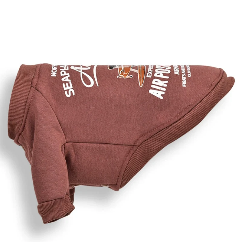 French Bulldog Clothes Dog Autumn and Winter Clothing Thickened Sweater Teddy VIP Shiba Inu Pet Cotton-Padded Coat Pug Corgi Cotton-Padded Coat