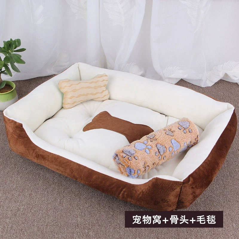 All Year Round Neutral Doghouse Cathouse Winter Warm Teddy Dog Sleeping Mat Floor Mat Pet Bed Products for Summer Dog Bed