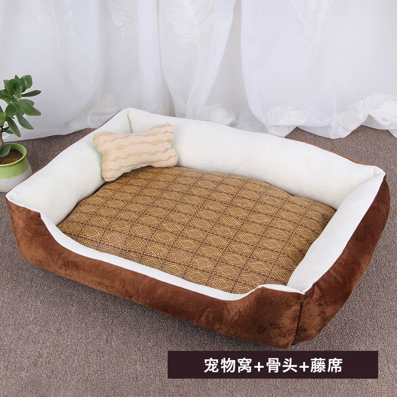 All Year Round Neutral Doghouse Cathouse Winter Warm Teddy Dog Sleeping Mat Floor Mat Pet Bed Products for Summer Dog Bed