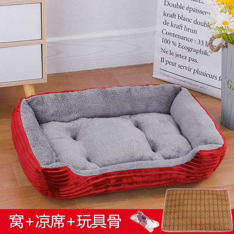 All Year Round Neutral Doghouse Cathouse Winter Warm Teddy Dog Sleeping Mat Floor Mat Pet Bed Products for Summer Dog Bed