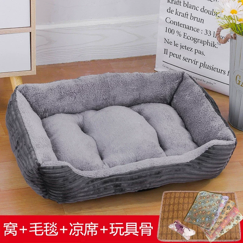 All Year Round Neutral Doghouse Cathouse Winter Warm Teddy Dog Sleeping Mat Floor Mat Pet Bed Products for Summer Dog Bed