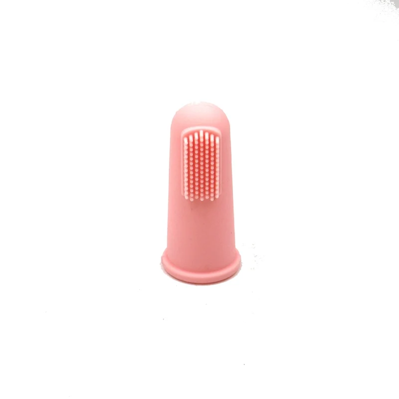 Danish Original Baby Finger Toothbrush Cleaning Infant Soft Bristles Silicone Oral Tongue Cleaning Thickened Anti-Bite