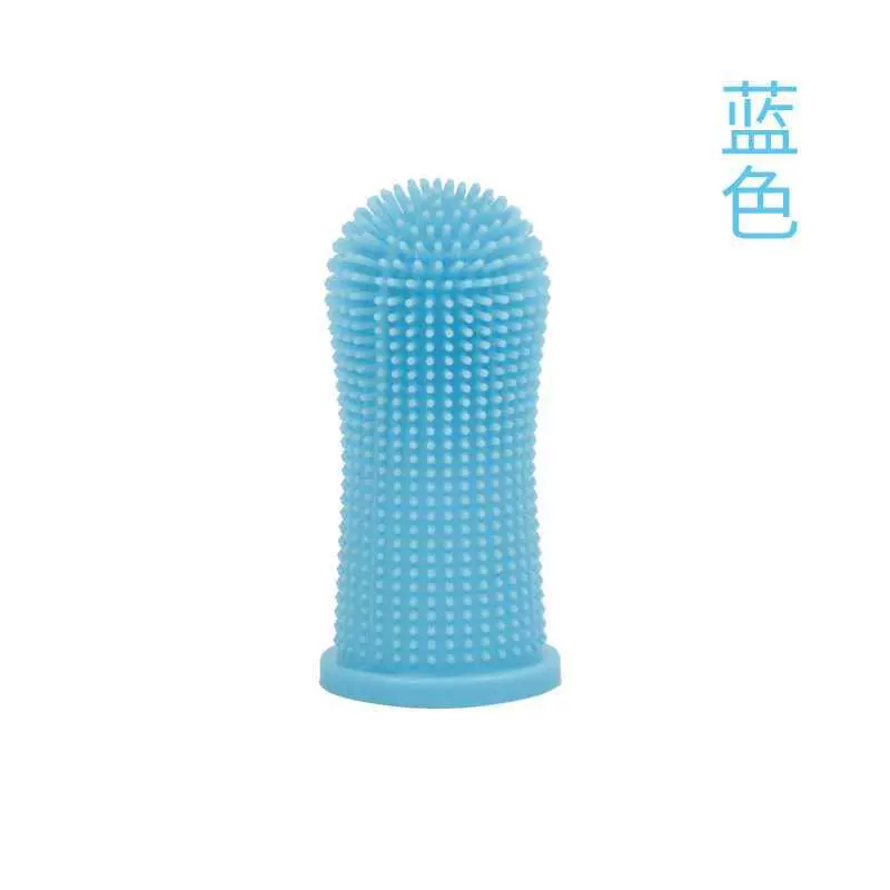 2023 New Pet Silicone Finger Toothbrush Sanitary Cat Dog Finger Stall Cleaning Toothbrush Anticavity