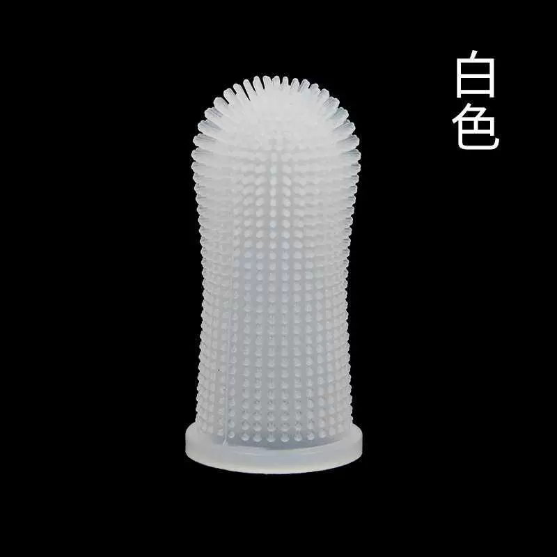2023 New Pet Silicone Finger Toothbrush Sanitary Cat Dog Finger Stall Cleaning Toothbrush Anticavity