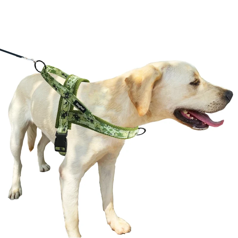 No Pull Dog Harnesses Mesh lining Adjustable Pet Walking Training Vest For Small Medium Large dogs Reflective Nylon leash