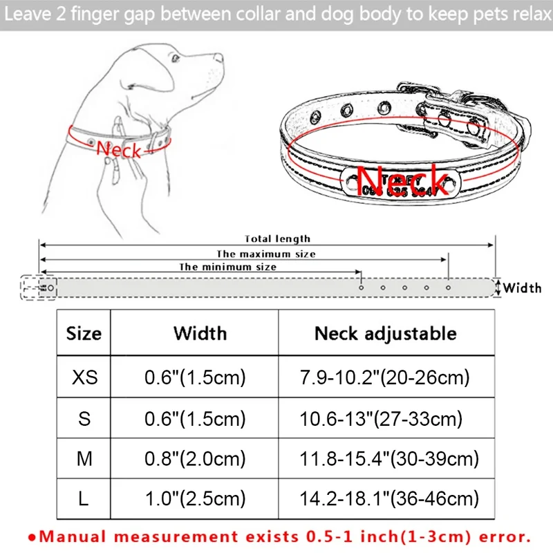 Personalized Dog Collar Leather Rhinestone Bling Charms Custom Pet Dogs Cat Name