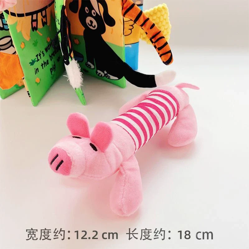 Stuffed Dog French Bulldog Bite-Resistant Ball Rope Sounding Toy Fruit Cartoon Animal Cat Cat Pet Supplies