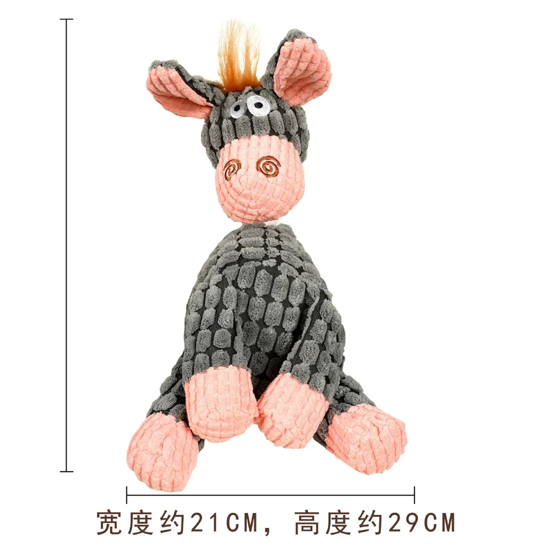 Stuffed Dog French Bulldog Bite-Resistant Ball Rope Sounding Toy Fruit Cartoon Animal Cat Cat Pet Supplies