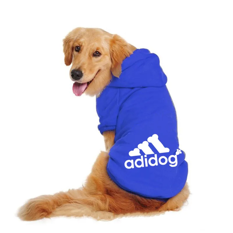 Pet Hoodies Adidog Clothes For Small Dogs Puppy Jacket Sweatshirt Coat Labrador Costume Autumn Winter Keep Warm Pets Clothing