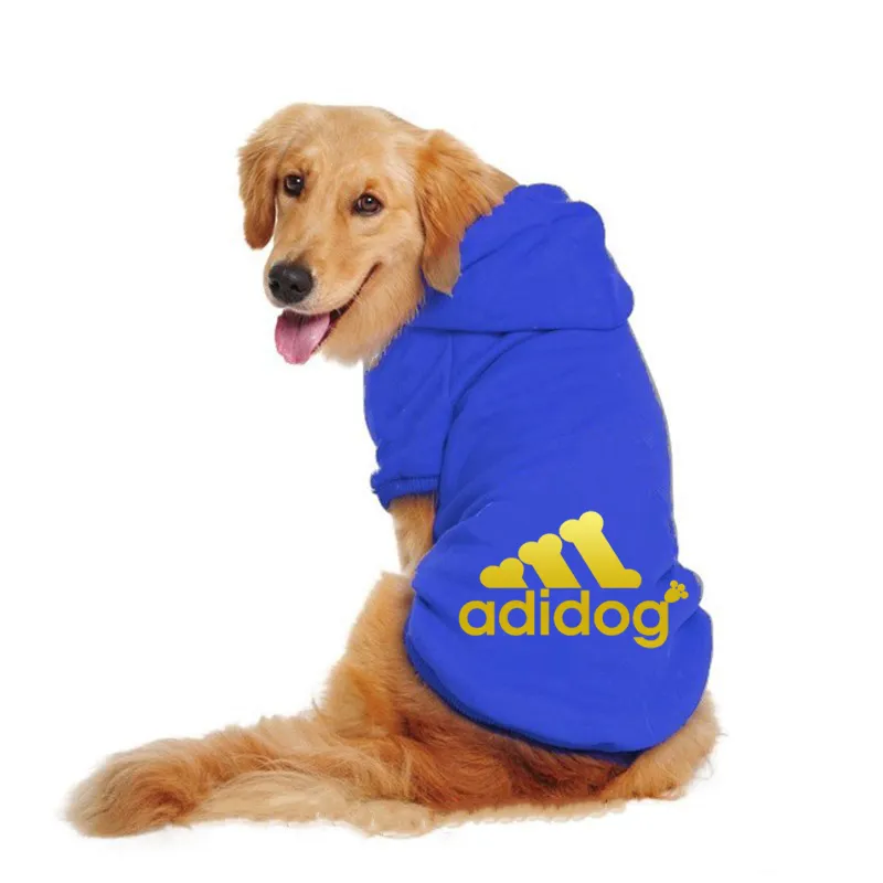 Pet Hoodies Adidog Clothes For Small Dogs Puppy Jacket Sweatshirt Coat Labrador Costume Autumn Winter Keep Warm Pets Clothing