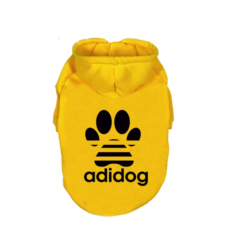 Dog Clothes Casual Autumn and Winter Hooded Sweater Large, Medium and Small Dogs Pet Clothing