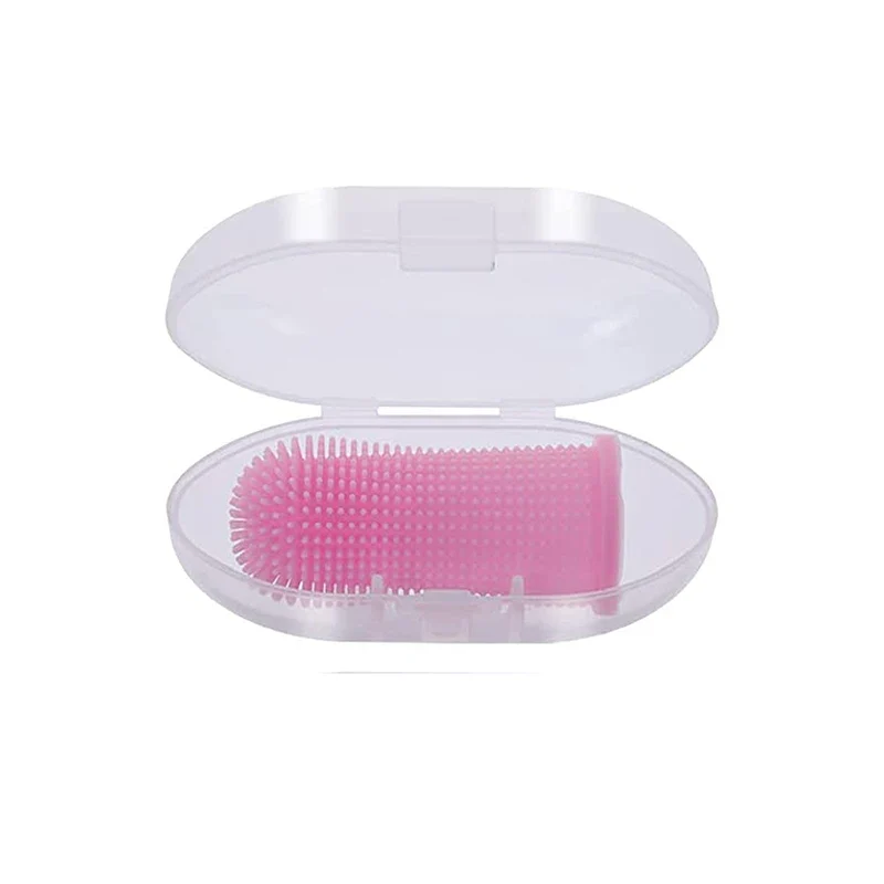 Soft Silicone Pet Dog Finger Toothbrush Pet Teeth Oral Cleaning Brush Pet Bad Breath Tartar Teeth Care Tool Dog Accessories