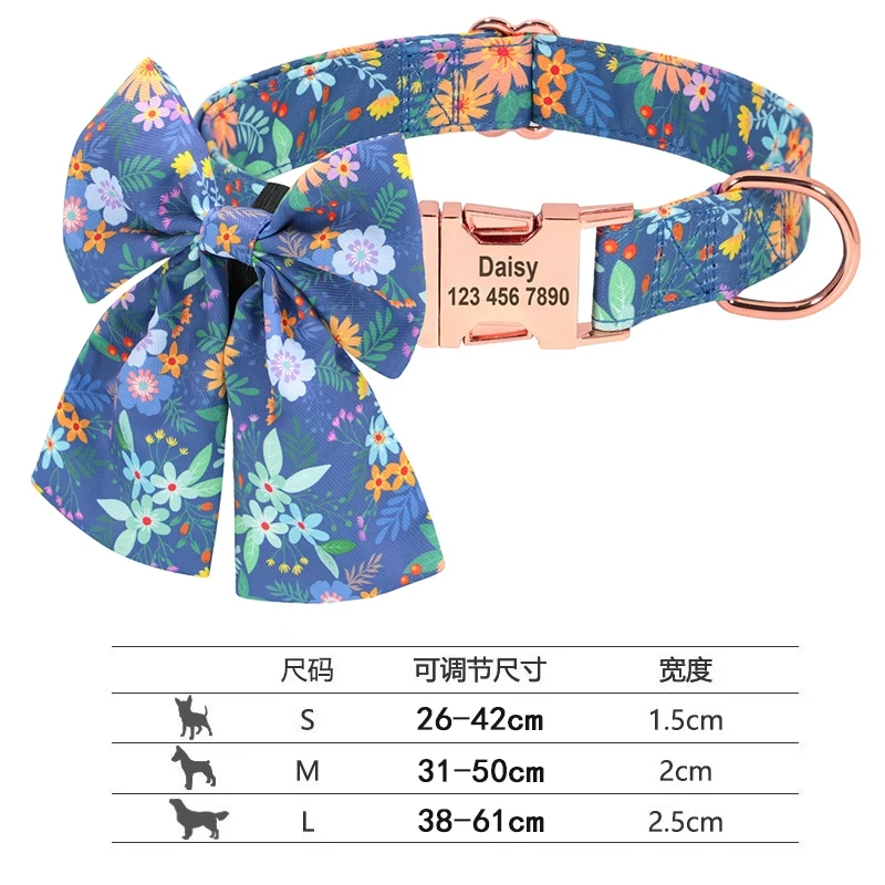 Teddy Lettering Anti-Lost Medium Large Dog Pet Dog