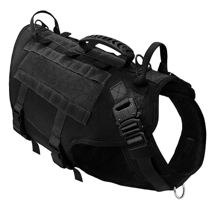 Malinois Large Dog Dog Hand Holding Rope Chest Vest Combat Clothes Dog Leash Dog Backpack Outing Special Training Straps