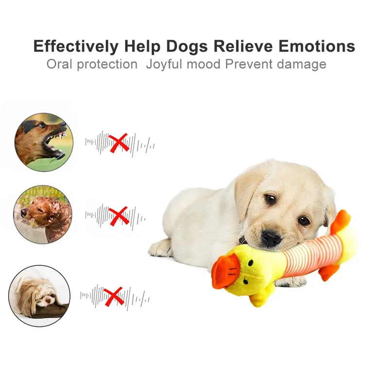 Pet Dog Toy Squeak Plush Toy For Dogs Supplies Fit for All Puppy Pet Sound Toy Funny Durable Chew Molar Cute Toy Pets Supplies