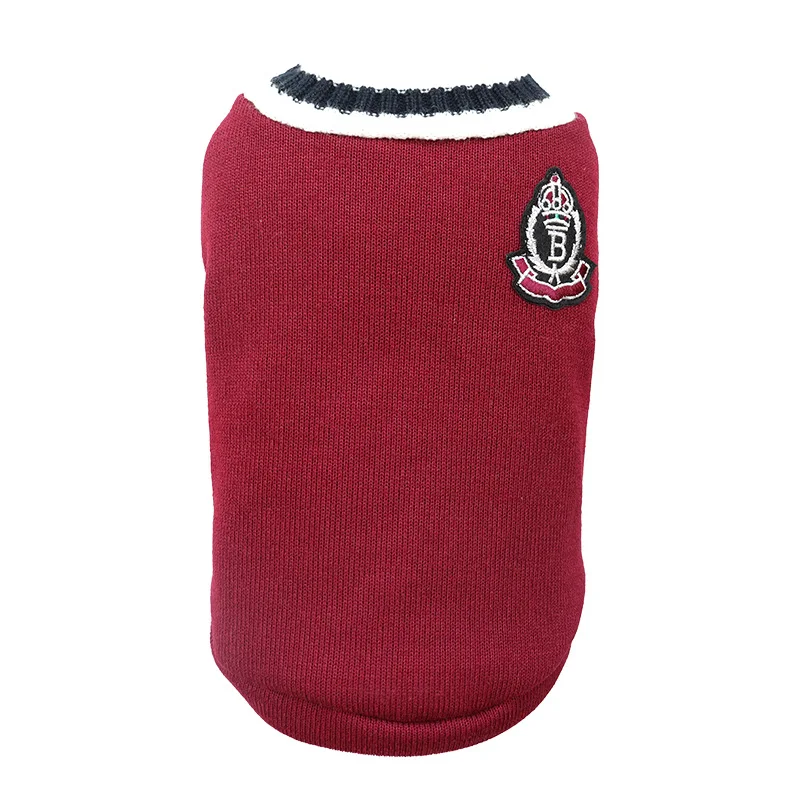 Pet Autumn Winter Clothes For Small Medium Dogs Cats Puppy Warm Jackets French Bulldog Chihuahua Vest Sweaters Dachshund Costume