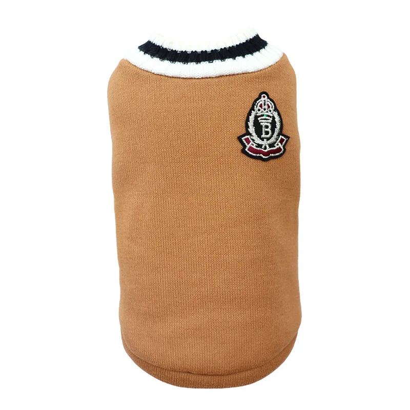 Pet Autumn Winter Clothes For Small Medium Dogs Cats Puppy Warm Jackets French Bulldog Chihuahua Vest Sweaters Dachshund Costume