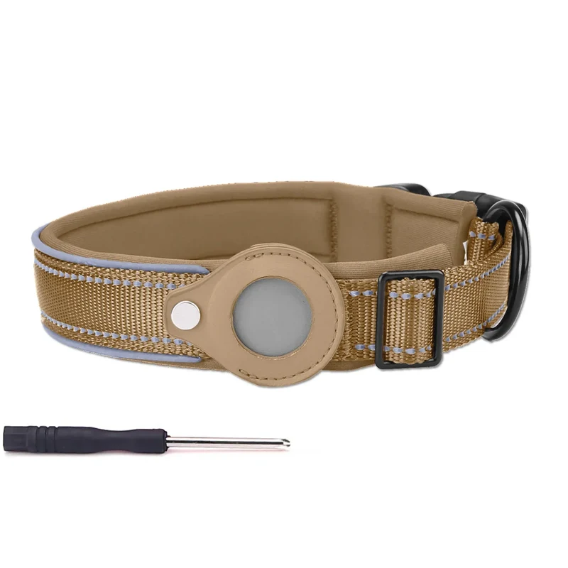Anti-Lost Dog Accessories Airtag Dog Collar Pet Air TagTracker Protective Case for Dog Positioning Collar Collar Para Perro
