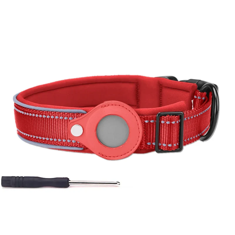 Anti-Lost Dog Accessories Airtag Dog Collar Pet Air TagTracker Protective Case for Dog Positioning Collar Collar Para Perro
