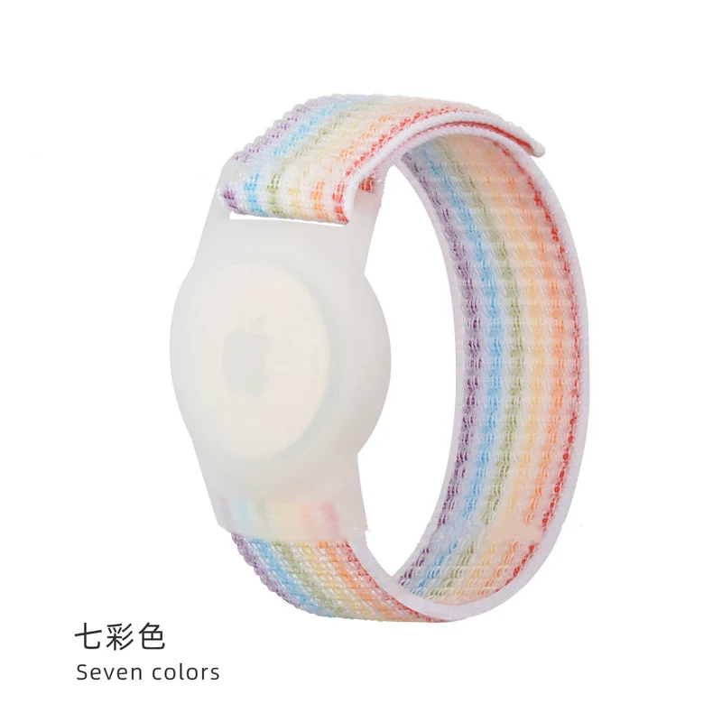 Applicable to Apple Airtag Tracker Protective Case Anti-Loss Alarm Device Protective Case Apple Locator Nylon Protective Case