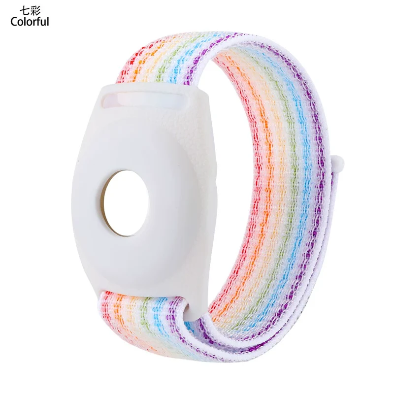 Applicable to Apple Airtag Tracker Protective Case Anti-Loss Alarm Device Protective Case Apple Locator Nylon Protective Case