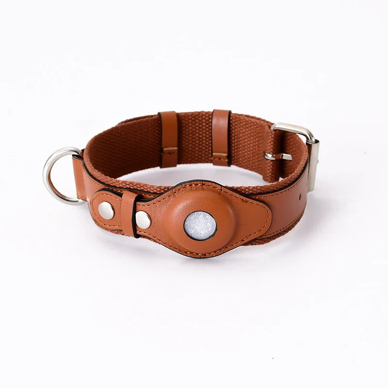 Airtag Dog Collar Large Dog Tracker Positioning Collar Huawei Hand Holding Rope Protective Case Apple Anti-Lost Collar