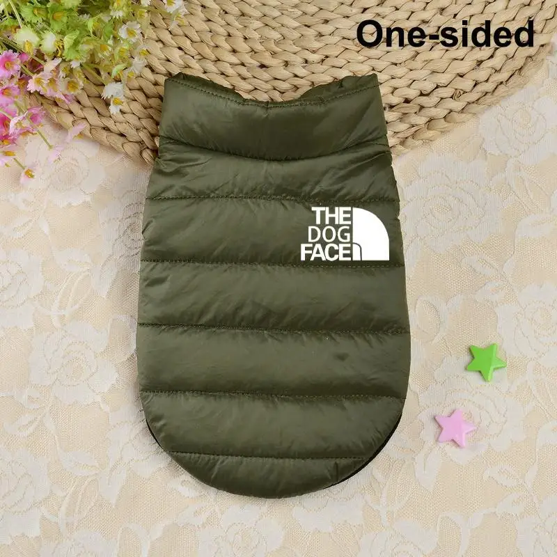 Double Sided Dog Coat Winter Warm Pet Dog Clothes For Small Medium Dogs Vest Chihuahua Clothing Soft Puppy Costumes Ropa Perro