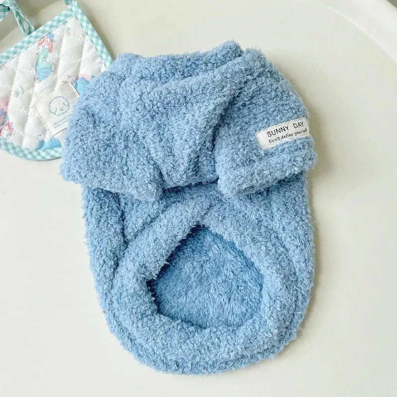 Dog Sweater for Small Dogs Winter Warm Solid Color Pet Sweater for Small Medium Dogs Dachshund Puppy Clothes Dog Supplies