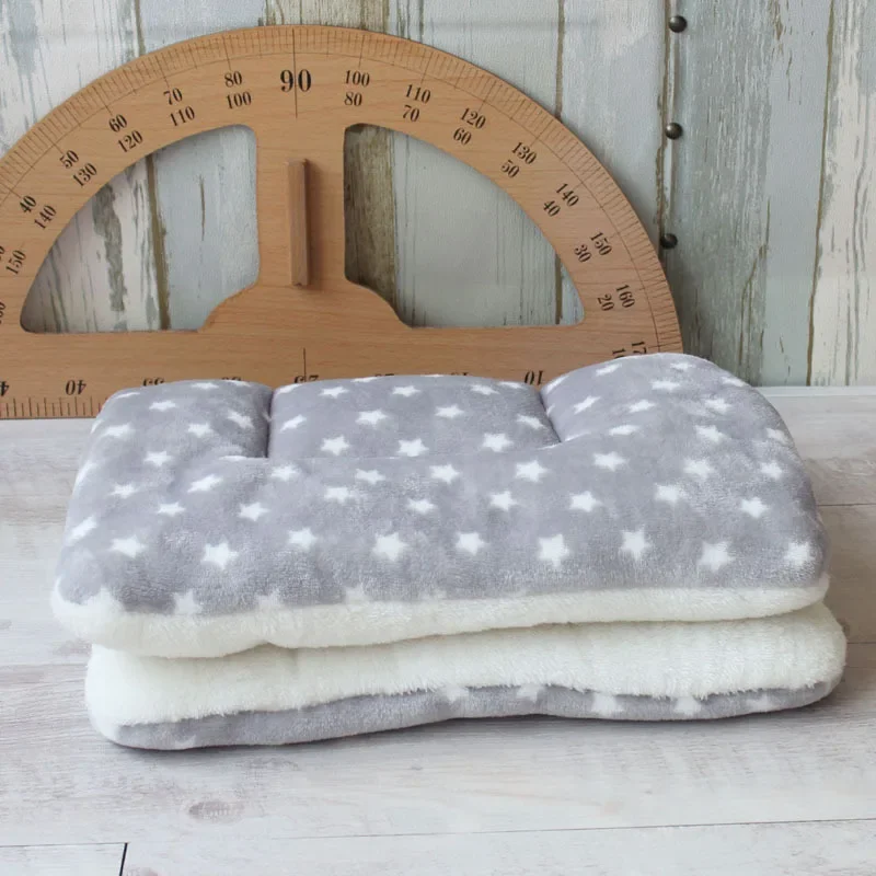 Flannel Pet Mat Dog Bed Cat Bed Thicken Sleeping Mat Dog Blanket Mat For Puppy Kitten Pet Dog Bed for Small Large Dogs Pet Rug