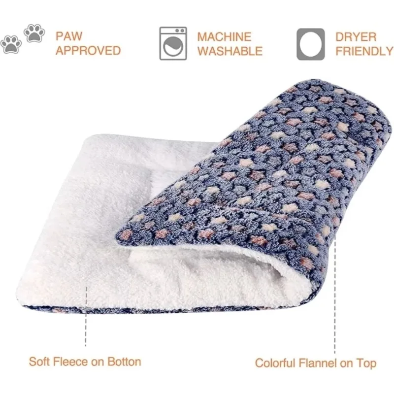 XS-3XL Warm Soft Pet Bed Mats Plush Pet Sleeping Mat for Dog Bed for Small Large Dogs Blanket Cat Bed Warm Cat Mat Cushion