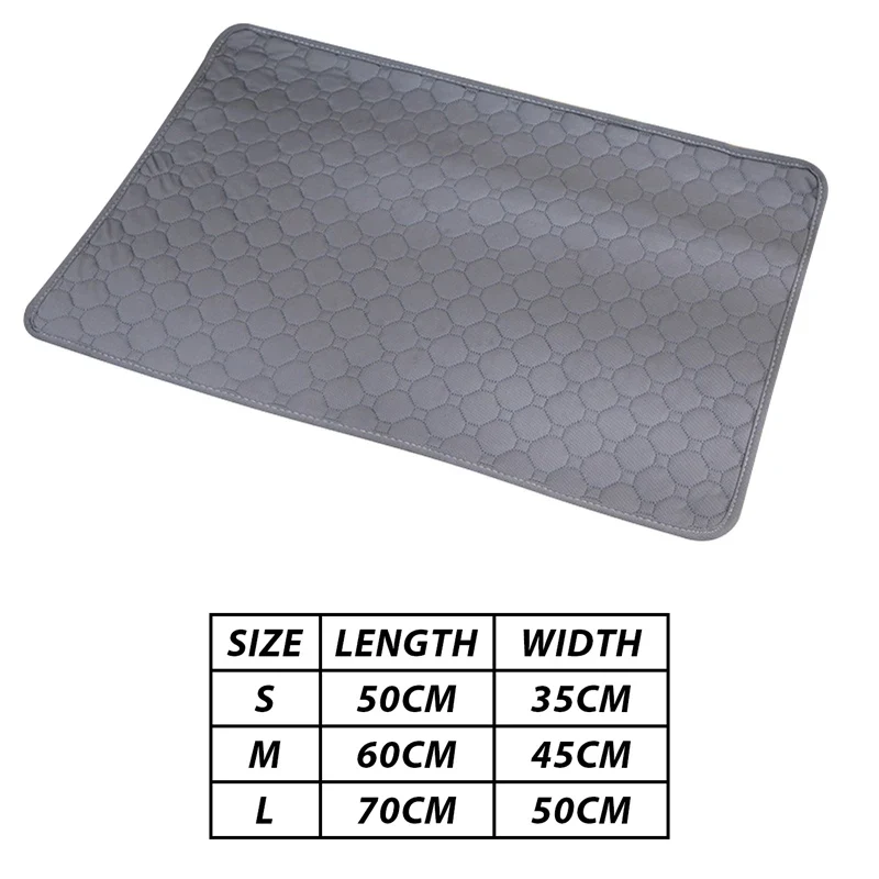 Washable Dog Pet Diaper Mat Waterproof Reusable Training Pad Urine Absorbent Environment Protect Diaper Mat Dog Car Seat Cover