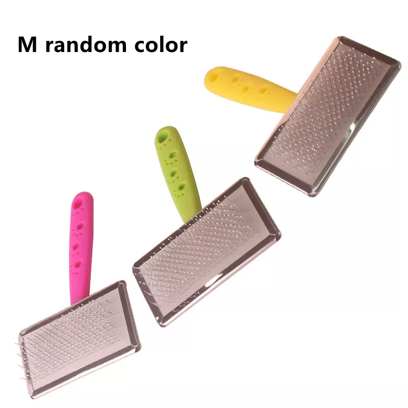 Pet Dog Comb Hair Removal Stainless Stee Knot Grooming Comb Puppy Dog Accessories Brush Needle Comb Dog Supplies Pets Cleaning